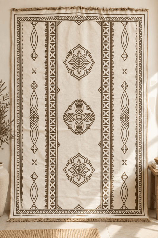 Aimi of Sapmi Gulvteppe Hearva Beige/Lysbeige 