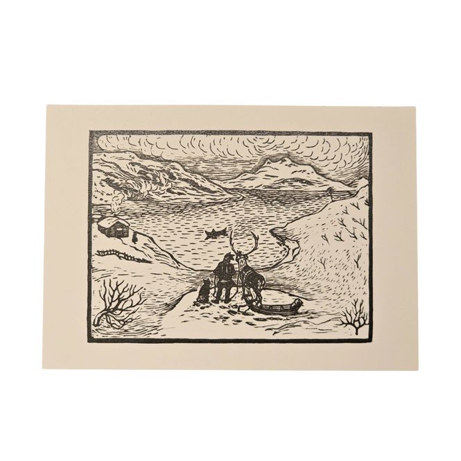 Huvudbild Baiki/Miljø John Savio Kunstkort 