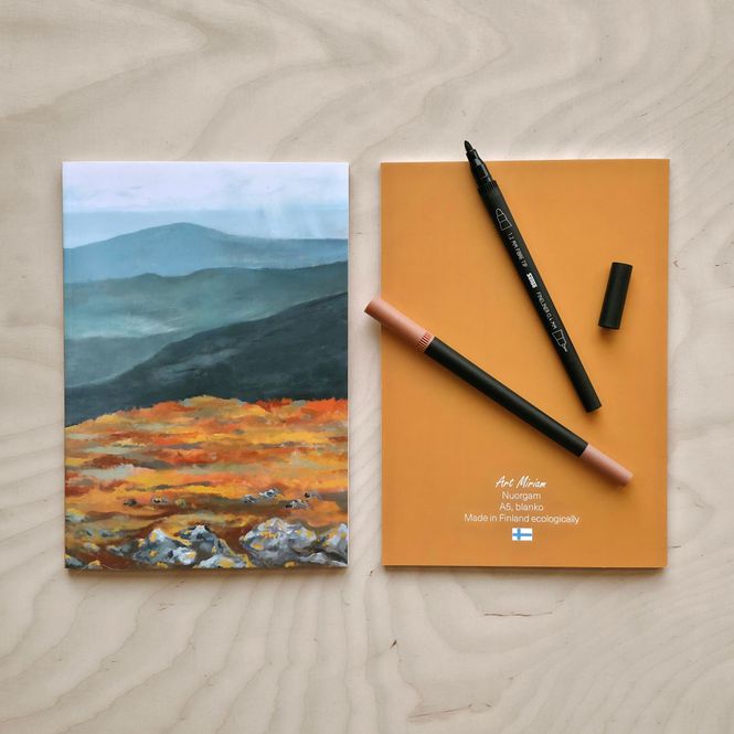 Huvudbild Höst Anteckningsblock A5