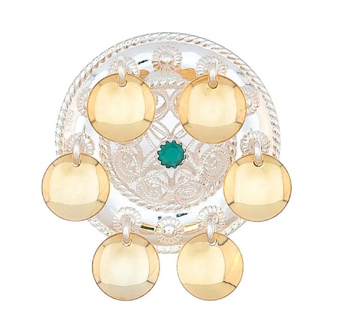 Huvudbild Risku Förgylt Löv Grön Sten